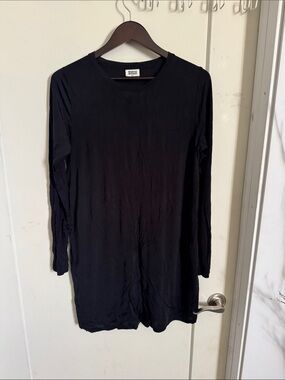 MTWTFSS Weekday Black Long Sleeve Ranger Jersey Dress Small